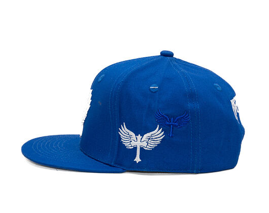 Reflection Luxury Shine Loud Snapback - Royal Blue / White