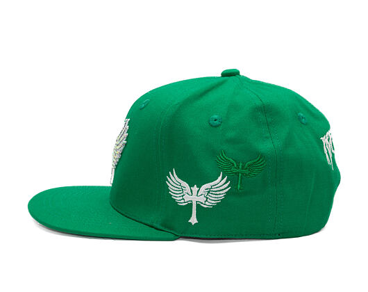 Reflection Luxury Shine Loud Snapback - Joker Green / White