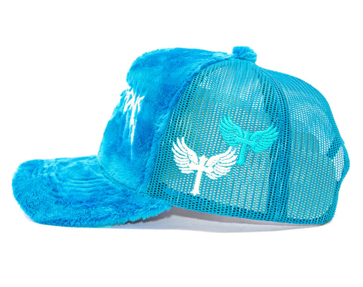 Fuzzy Trucker Baby Blue