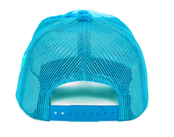 Fuzzy Trucker Baby Blue
