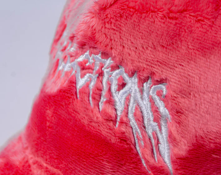 Fuzzy Trucker Coral Pink