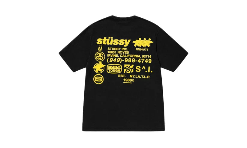 Stussy DNA Pigment Dyed Tee Black
