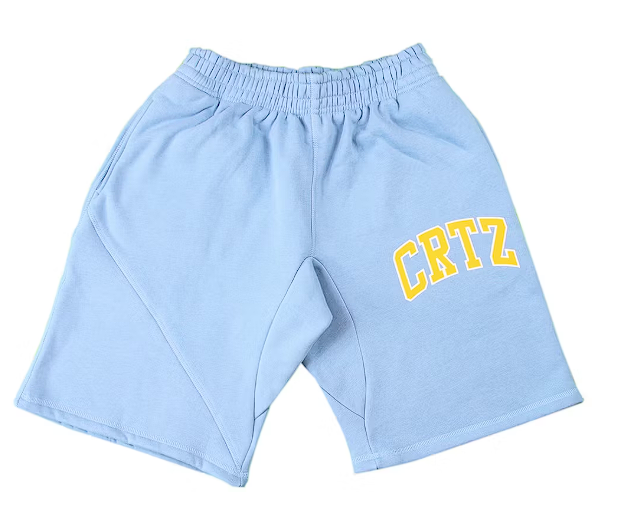 Corteiz Dropout Shorts Baby Blue
