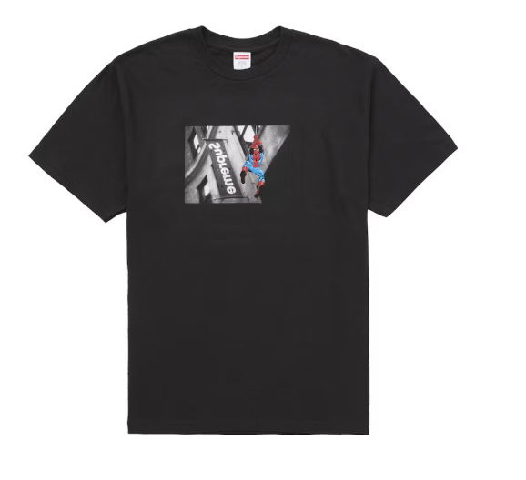 Supreme Spider-Man Tee Black