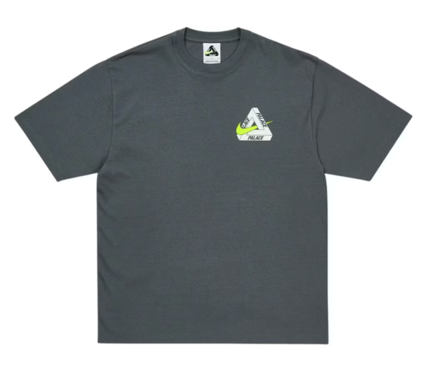 Palace x Nike Tri Swoosh T-Shirt Charcoal