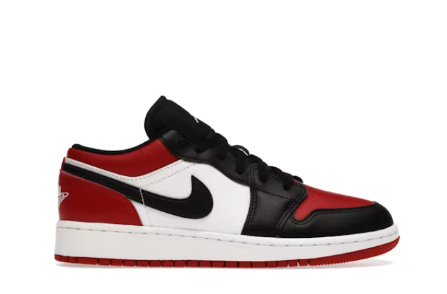 Jordan 1 Low Bred Toe