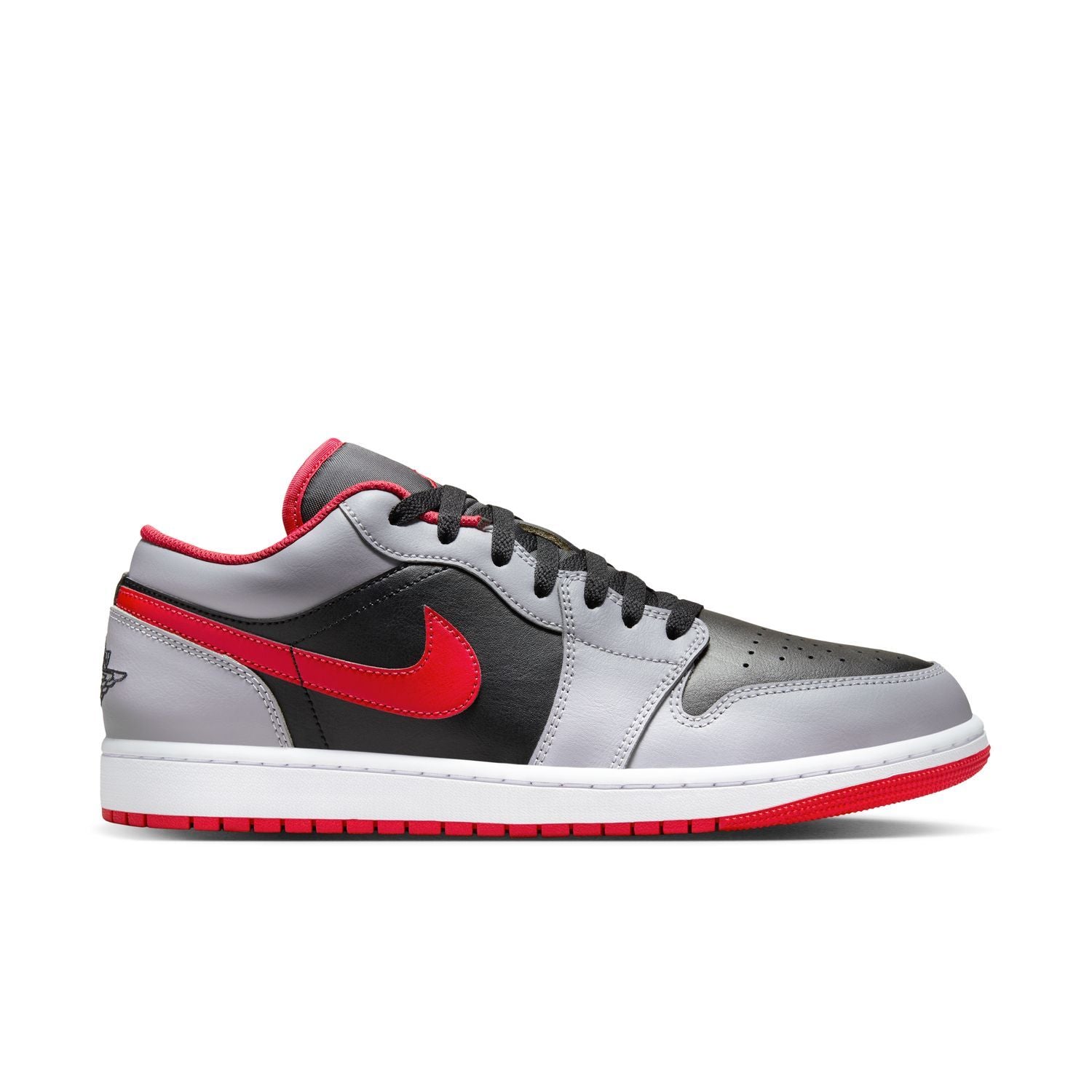 Jordan 1 Low Black Light Smoke Grey Gym Red