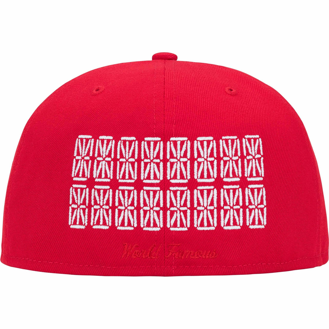 Supreme Sharpie Box Logo New Era Fitted Cap Červená
