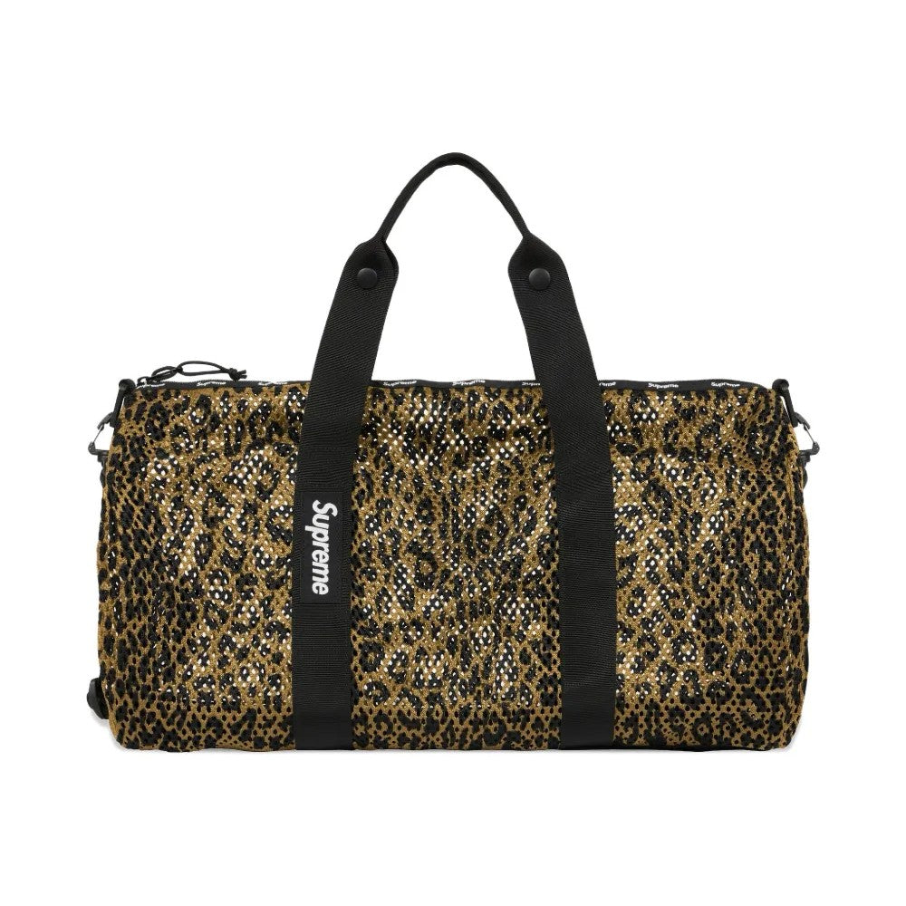 Supreme Mesh Duffle Bag (SS23) Leopard