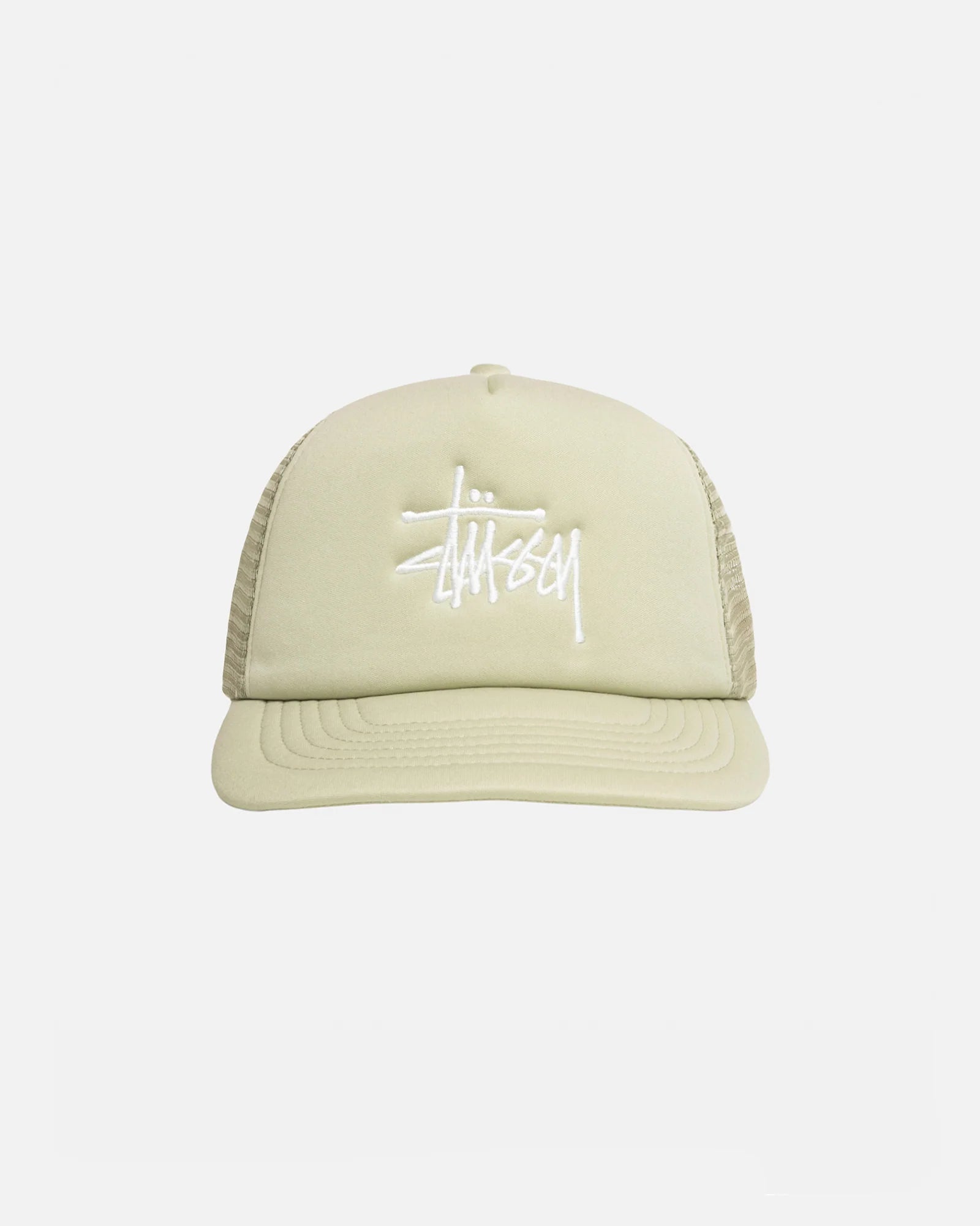 Stussy TRUCKER BIG BASIC SNAPBACK Cream