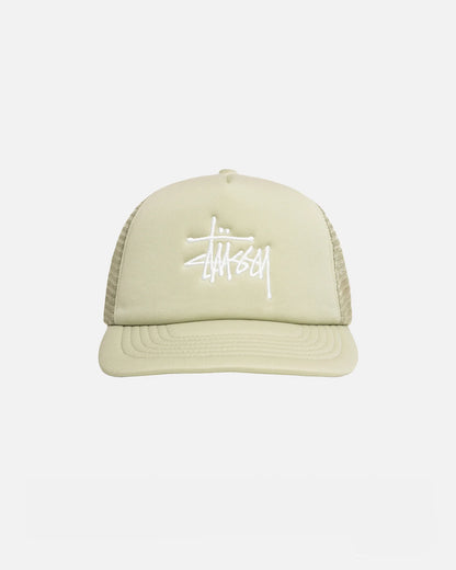 Stussy TRUCKER BIG BASIC SNAPBACK Cream