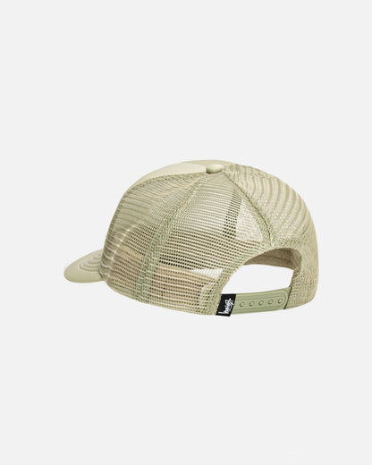 Stussy TRUCKER BIG BASIC SNAPBACK Cream