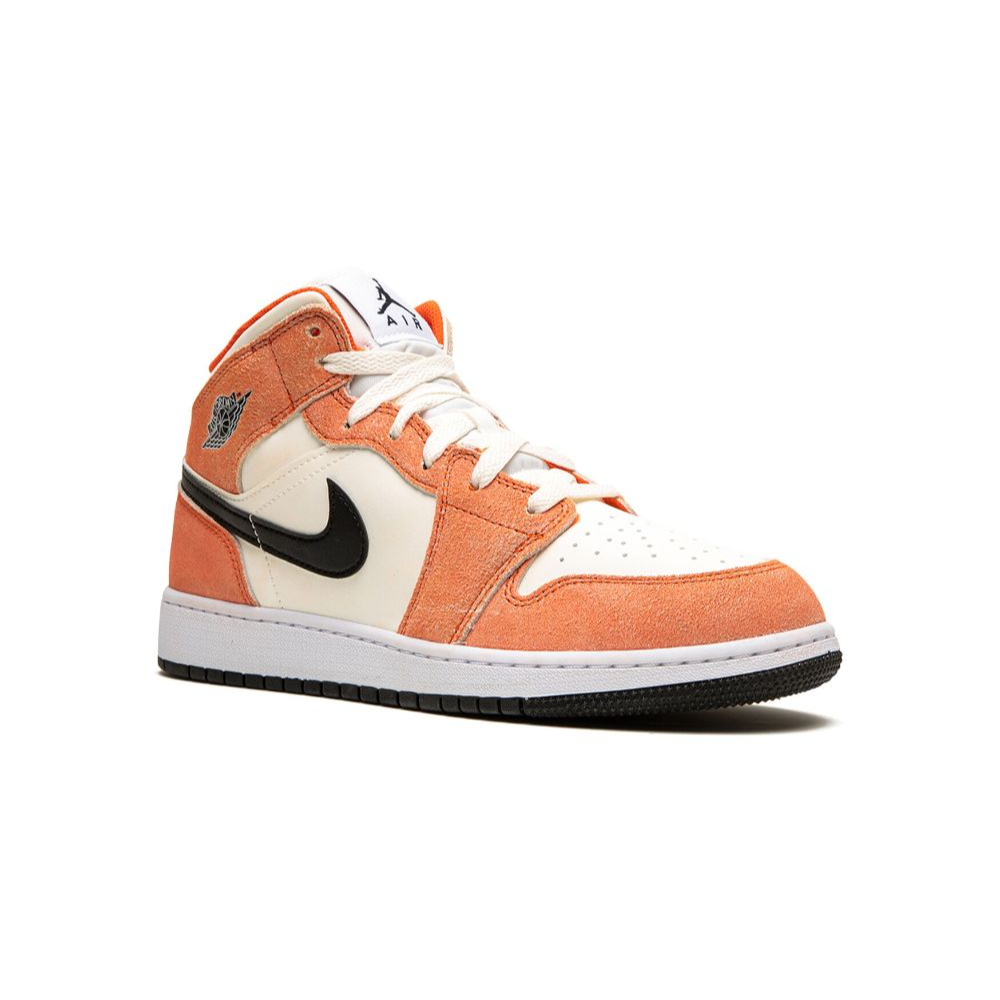 Jordan 1 Mid SE Orange Suede