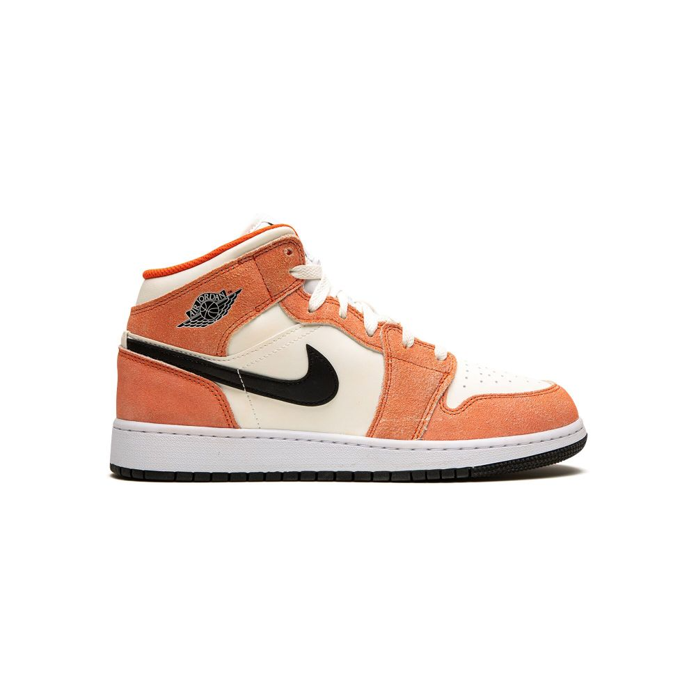 Jordan 1 Mid SE Orange Suede
