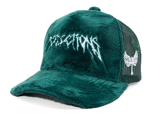 Fuzzy Trucker Pine Green
