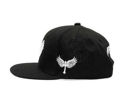 Reflection Luxury Shine Loud Snapback - Satin Black / White