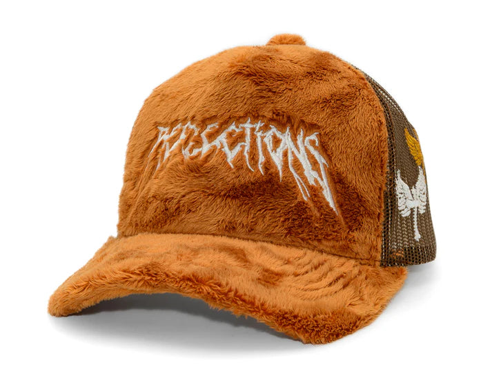 Fuzzy Trucker Coral Brown