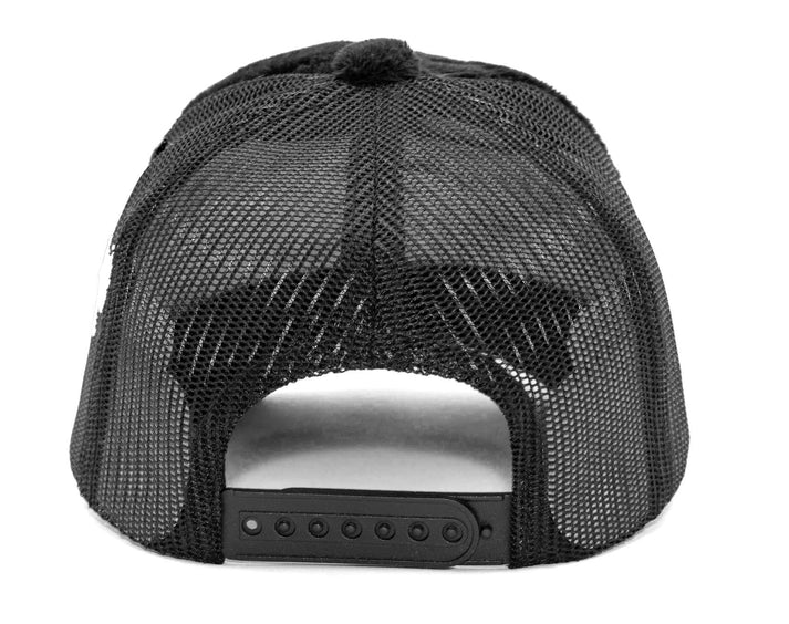 Fuzzy Trucker Satin Black