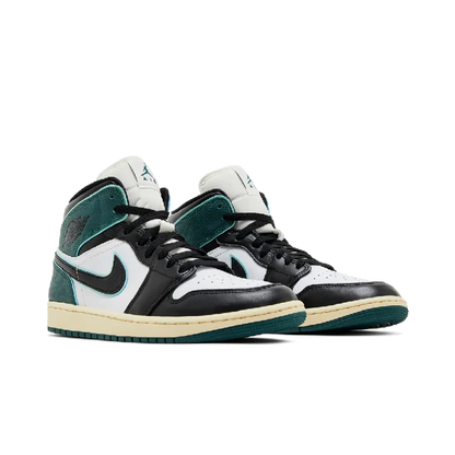 Jordan 1 Mid SE Oxidiertes Grün Schwarz