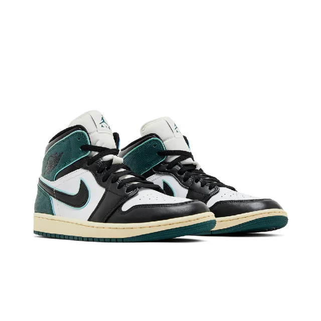 Jordan 1 Mid SE Oxidized Green Black
