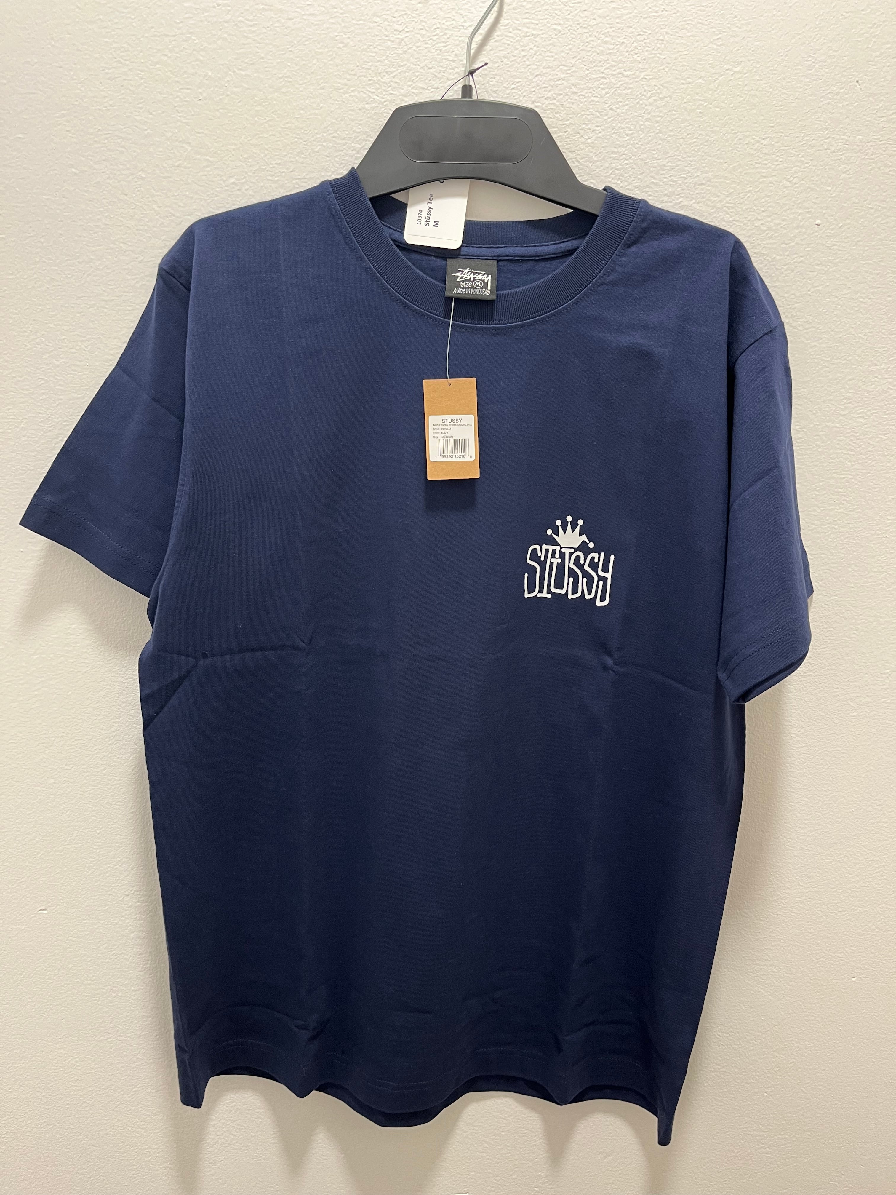 Stüssy Tee International Crew Navy Blue