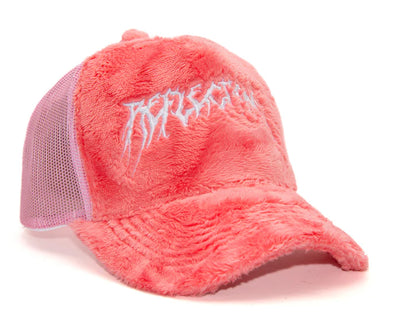 Fuzzy Trucker Coral Pink
