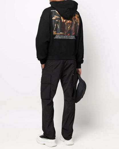 OFF-WHITE Caravaggio Deposition Print Oversized Hoodie
