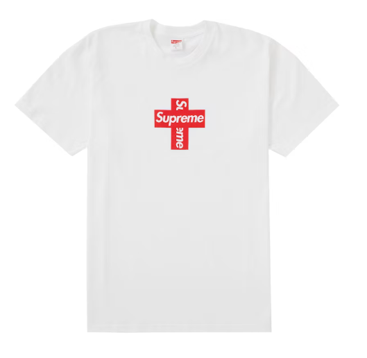 Supreme Cross Box Logo Tee White