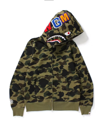 BAPE 1st Camo Shark Full Zip Hoodie