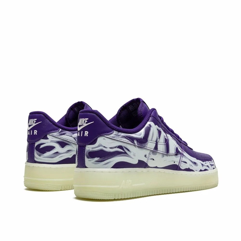 Nike Air Force 1 Low '07 QS Purple Skeleton Halloween