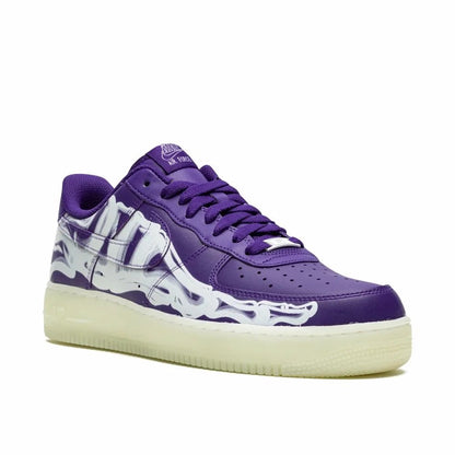 Nike Air Force 1 Low '07 QS Purple Skeleton Halloween