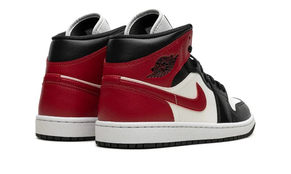 Jordan 1 Mid Gym Red Off Noir