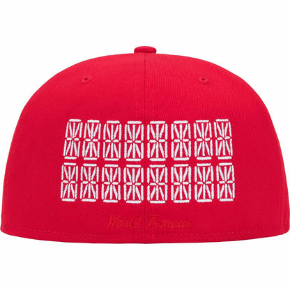 Supreme Sharpie Box Logo New Era Fitted Cap Červená