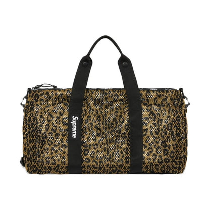 Supreme Mesh Duffle Bag (SS23) Leopard