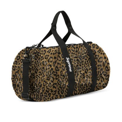 Supreme Mesh Duffle Bag (SS23) Leopard